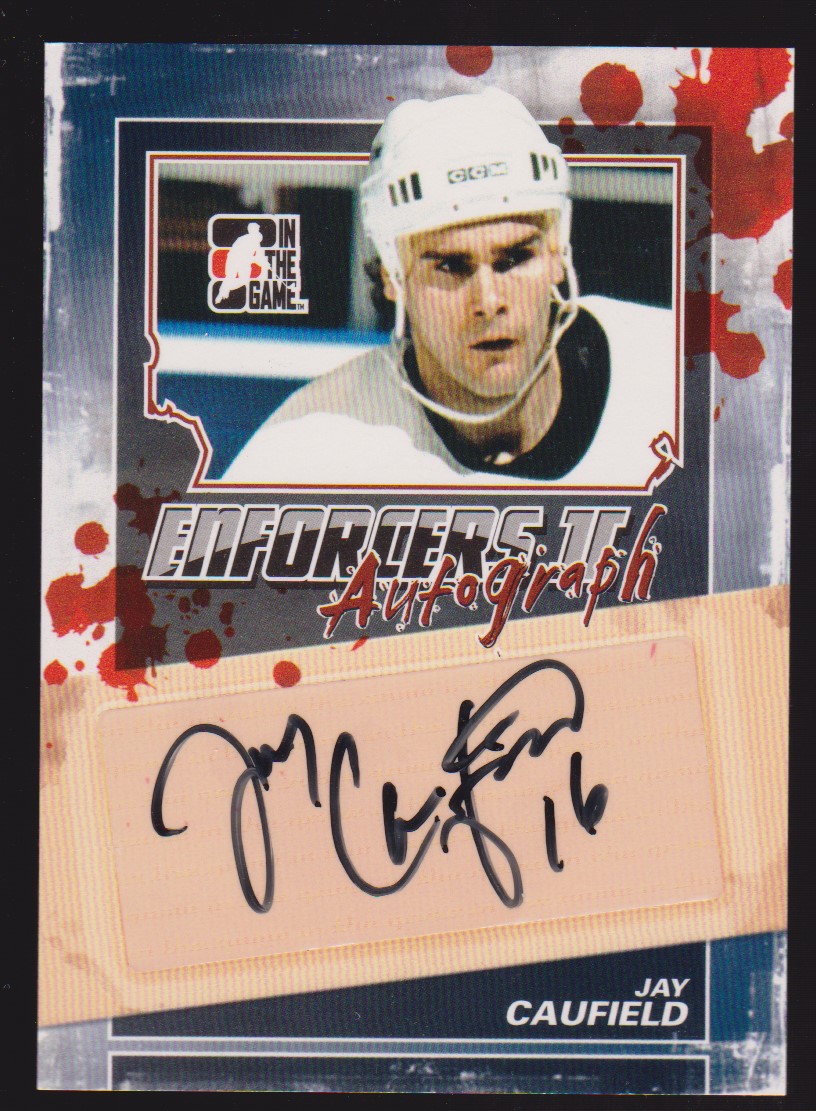 (image for) 2013-14 ITG Enforcers Autographs #AJC Jay Caufield